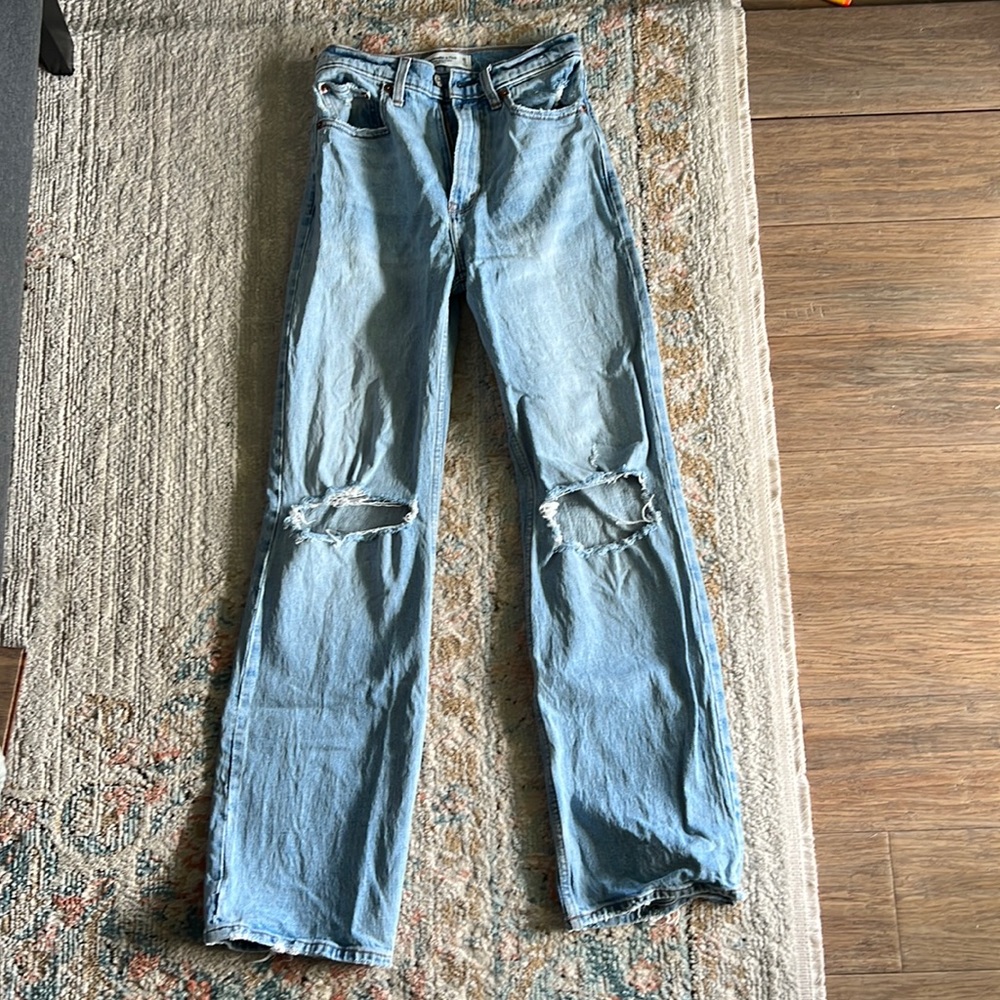 Abercrombie and Fitch wide leg Jeans